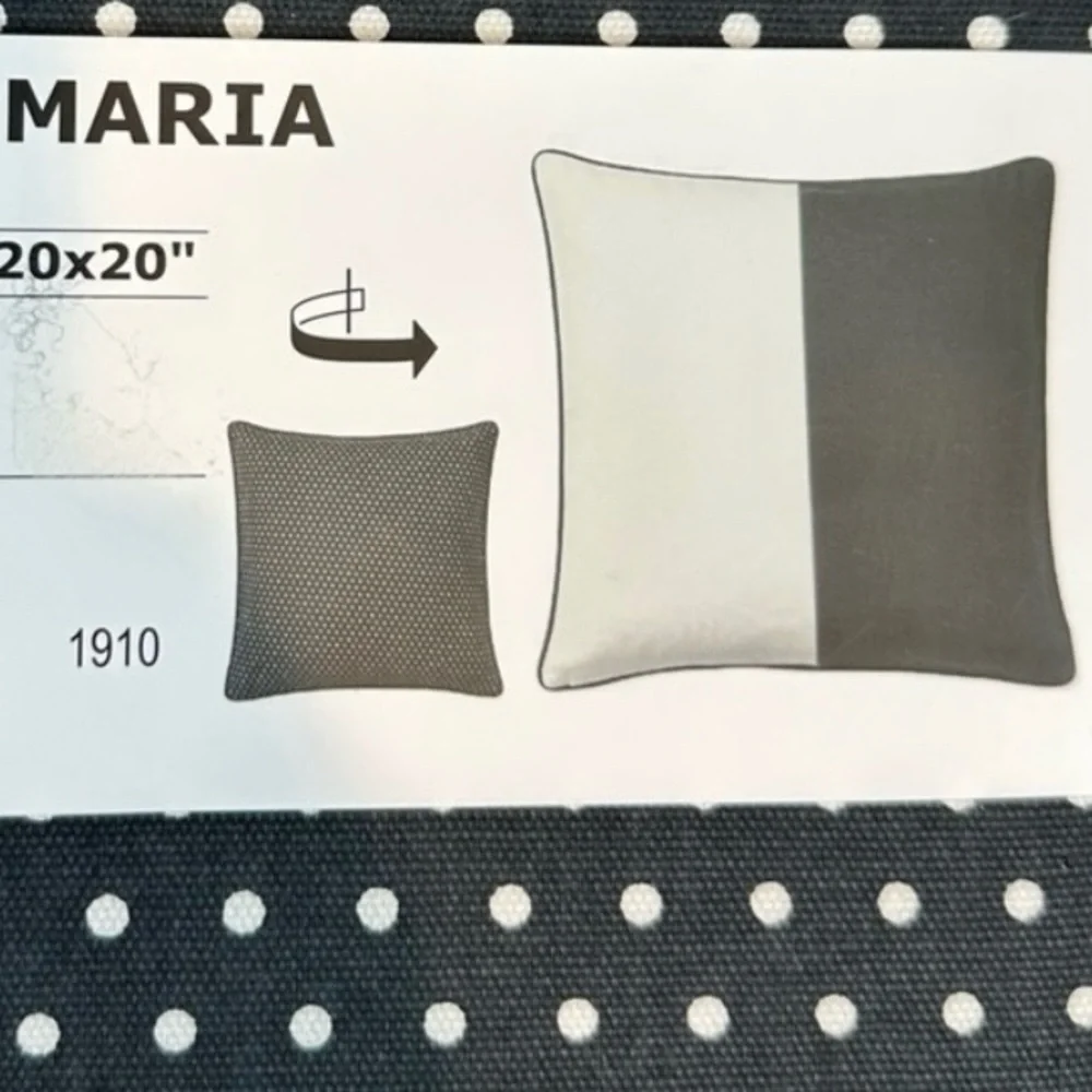 NWT Ikea Malinmaria Pair Polka Dot‎ Accent Pillow Covers 20 x 20”